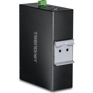TRENDnet TI-PG743Bi 7-Port Gigabit Ethernet Switch, 4 Gigabit PoE+, 1 Gigabit, & 2 SFP slot, 14 Gbps switching capacity, DIN-rail mount